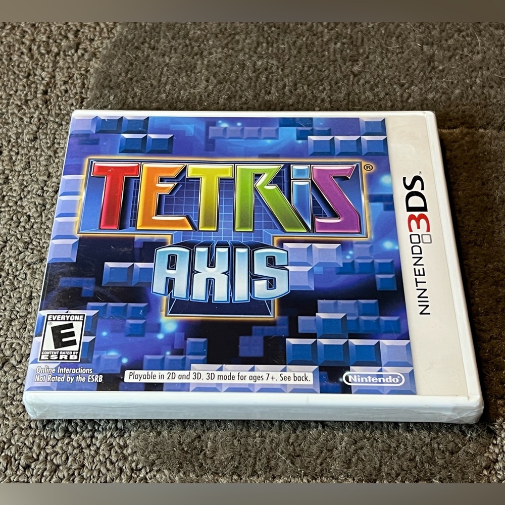 *Factory Sealed* Tetris: Axis Nintendo 3DS Video Game - October 2, 2011 - Puzzle